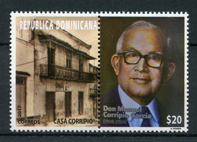 Dominican Republic 2017 MNH Manuel Corripio Garcia 1v Set Architecture Stamps