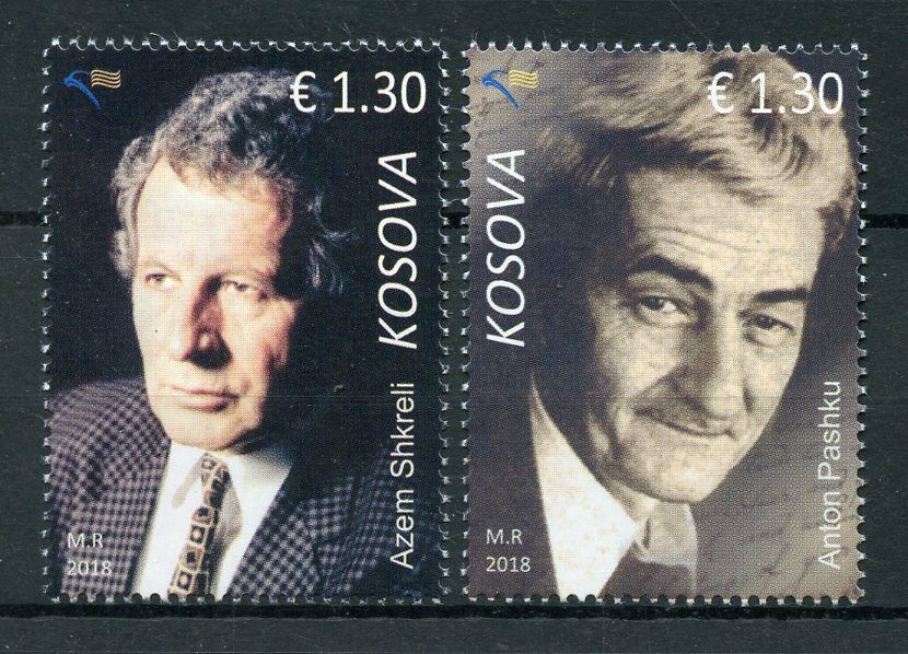 Kosovo 2018 MNH Famous Persons Azem Shkreli Anton Pashku 2v Set People Stamps