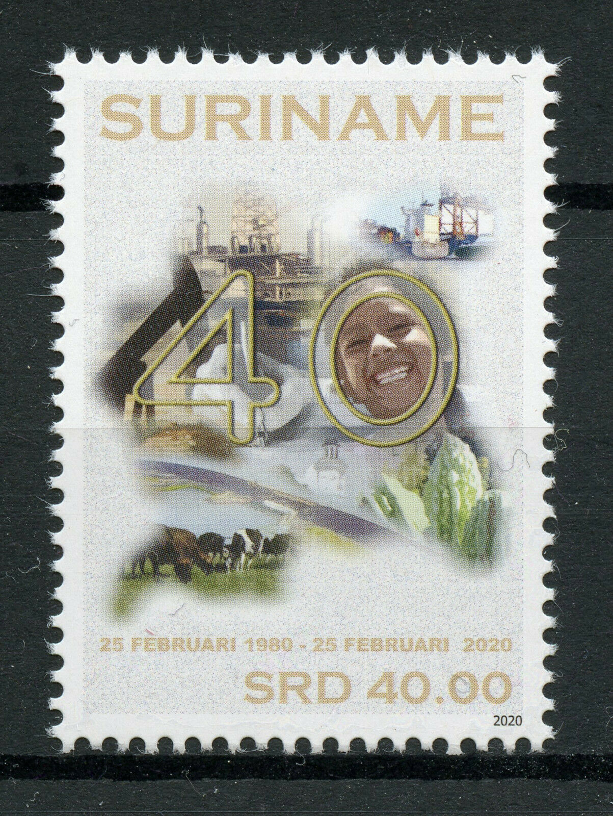 Suriname Military Stamps 2020 MNH Sergeants Coup d'Etat 40 Years 1v Set