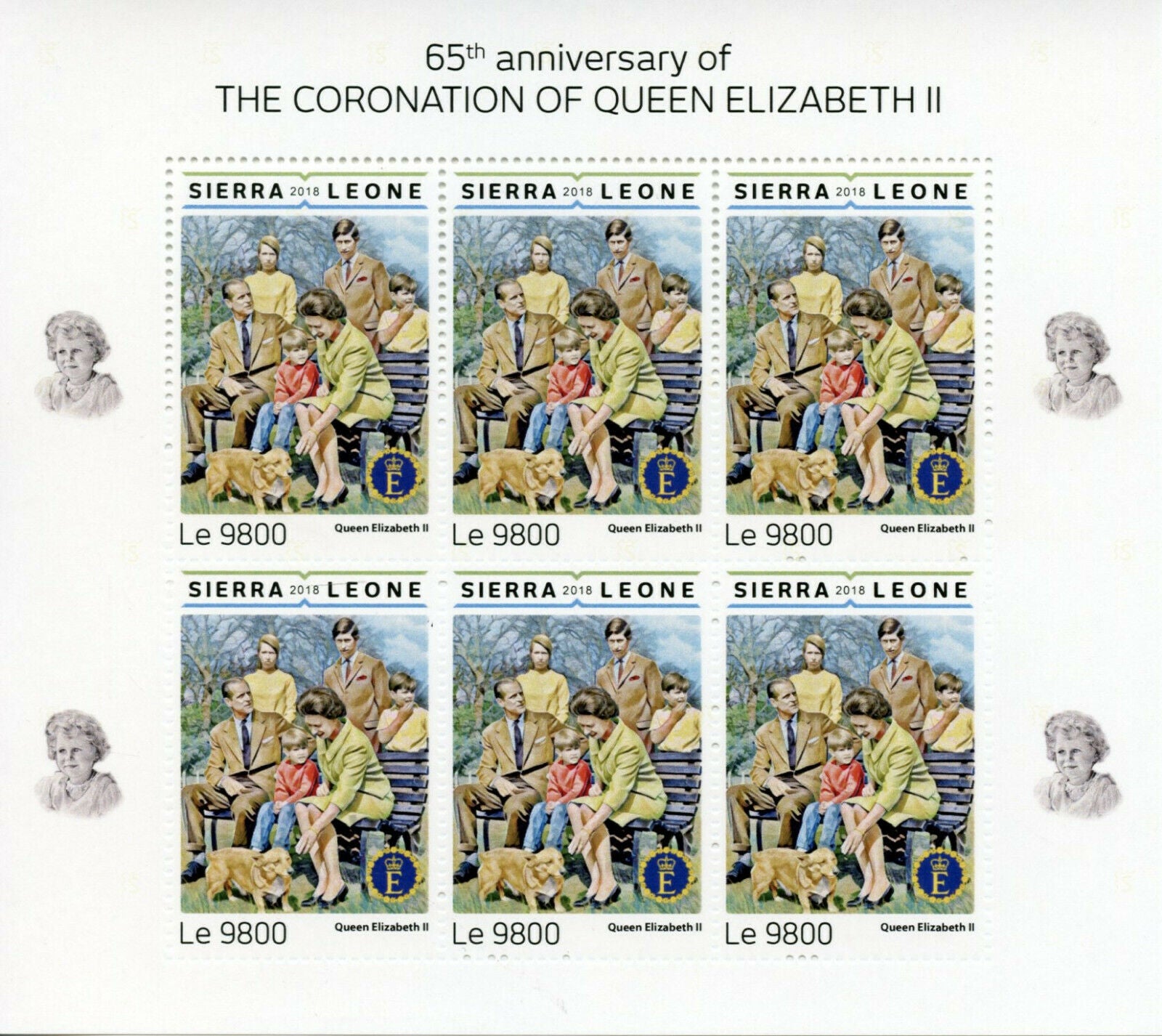 Sierra Leone 2018 MNH Royalty Stamps Queen Elizabeth II Coronation 4x 6v M/S