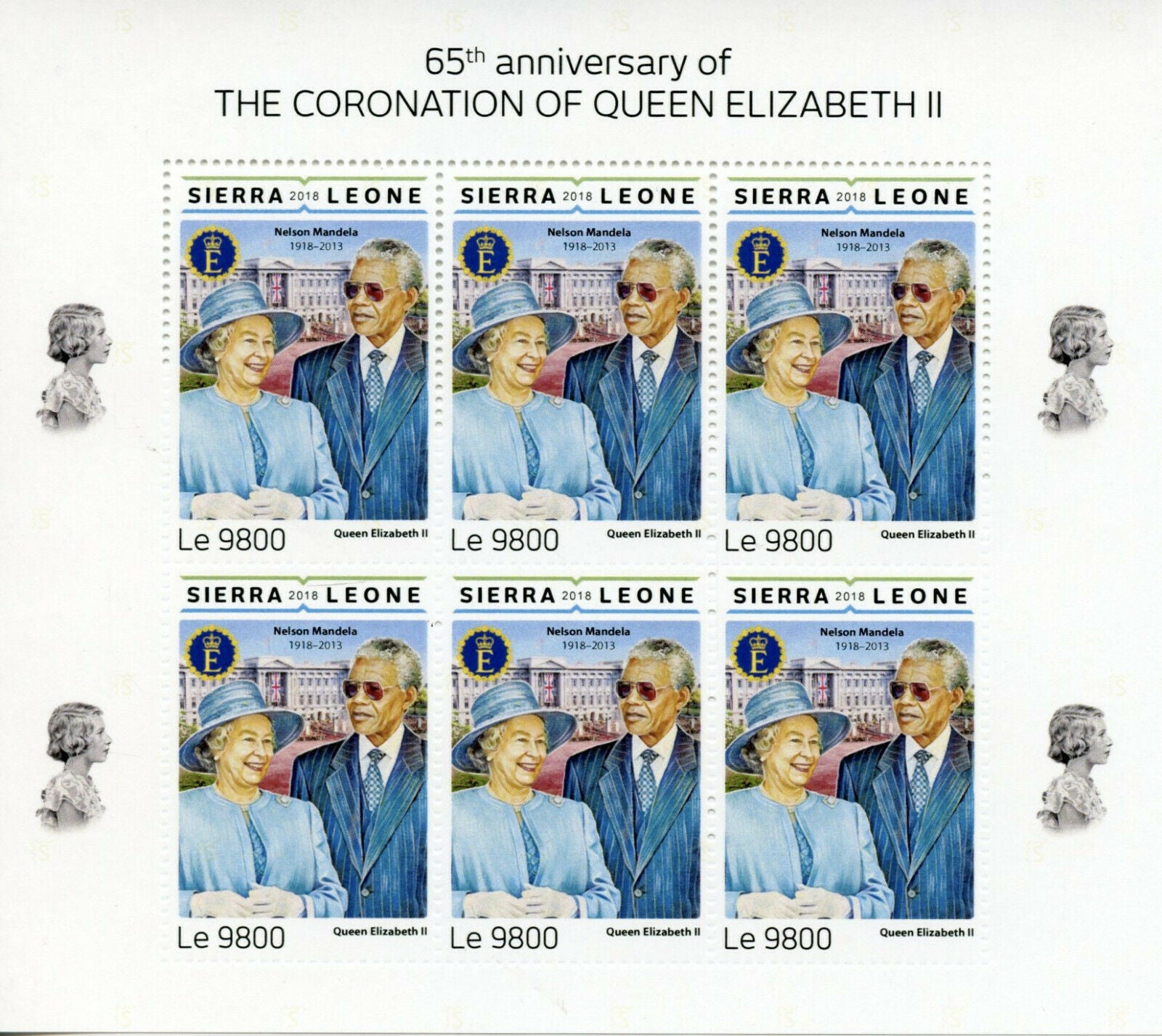 Sierra Leone 2018 MNH Royalty Stamps Queen Elizabeth II Coronation 4x 6v M/S