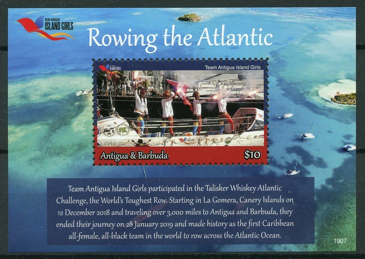 Antigua & Barbuda 2019 MNH Sports Stamps Island Girls Definitives Rowing 1v S/S