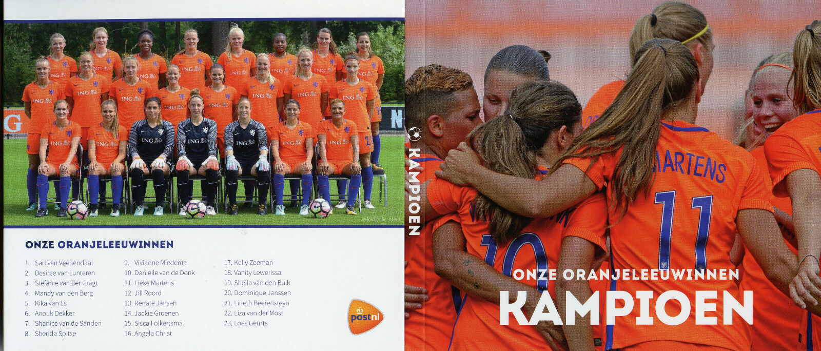 Netherlands 2017 MNH Women's Football European Champions Soccer 1v Silver Stamp
