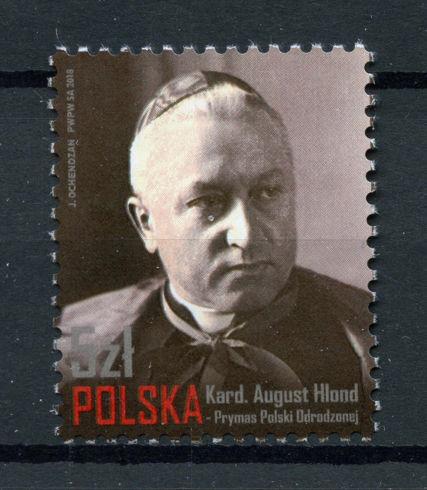 Poland 2018 MNH Cardinal August Hlond 1v Set Famous People Religion Stamps