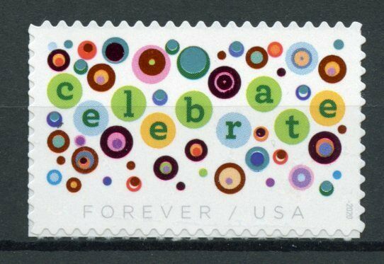USA Greetings Stamps 2020 MNH Celebrate 1v S/A Set