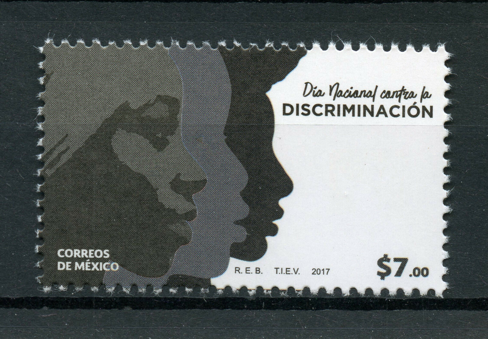 Mexico 2017 MNH National Day Against Discrimination 1v Set Stamps
