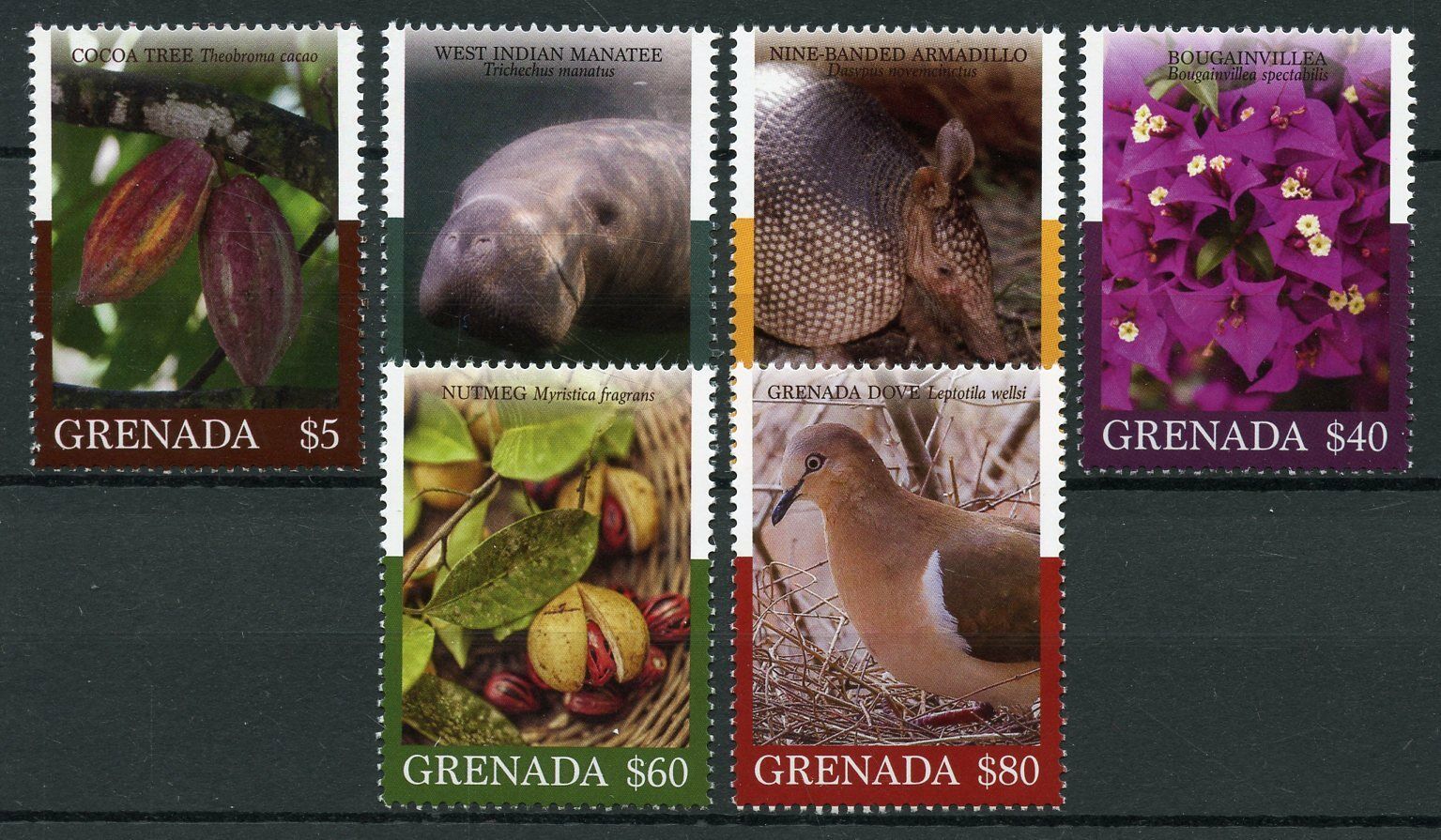 Grenada Stamps 2018 MNH Fauna & Flora Definitives Birds Flowers Animals 6v Set