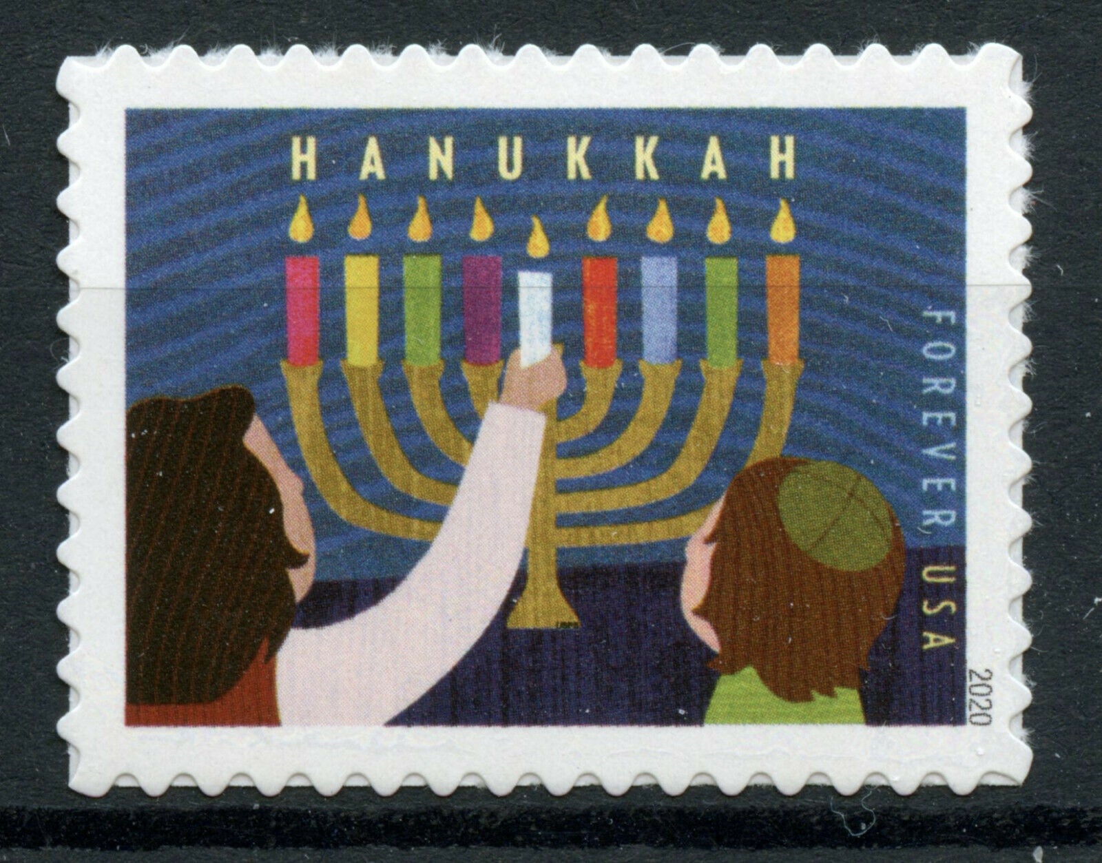USA Cultures & Traditions Stamps 2020 MNH Hannukah Jewish Festivals 1v S/A Set