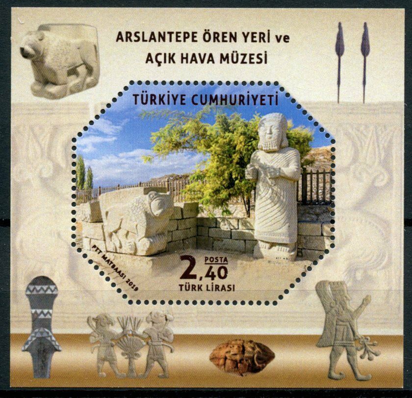 Turkey Archeaology Stamps 2019 MNH Arslantepe Melid Ancient City Tourism 1v M/S