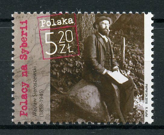 Poland 2018 MNH Poles in Siberia Waclaw Sieroszewski 1v Set Writers Stamps