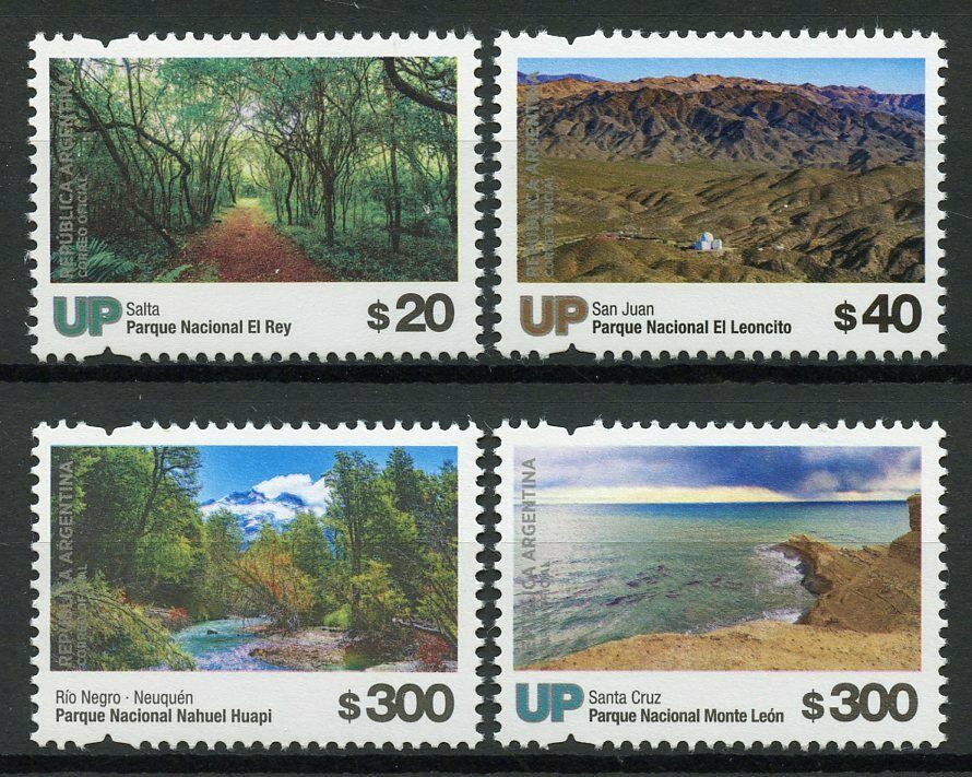Argentina 2019 MNH National Parks Pt 4 4v Set Tourism Trees Nature Stamps