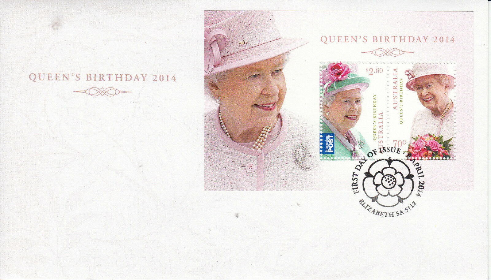 Australia 2014 FDC Queen's Birthday 2v M/S Cover Elizabeth II Royal Ascot Hats