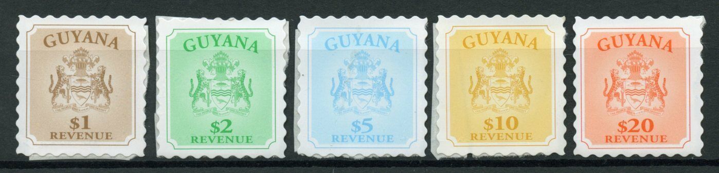 Guyana Stamps 2019 MNH Local Revenue 5v S/A Set