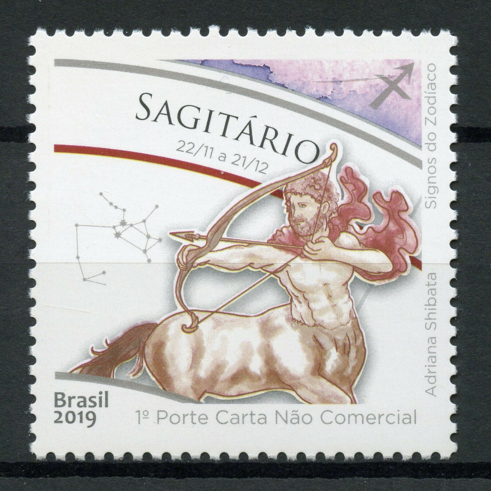Brazil Stamps 2019 MNH Zodiac Signs Sagitarius 1v Set