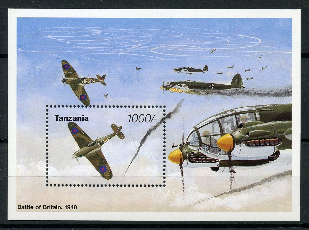 Tanzania 1995 MNH Military Stamps WWII VE Day 50th World War II Battle of Britain 1v S/S