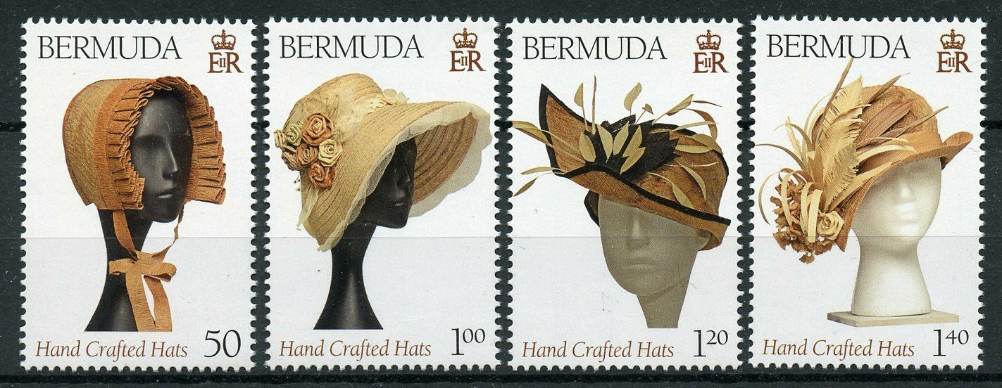 Bermuda 2019 MNH Fashion Stamps Hand Crafted Hats Cultures Traditions 4v Set