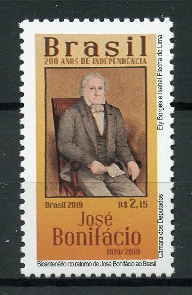 Brazil Independence Stamps 2019 MNH Jose Bonifacio Statesman People 1v Set