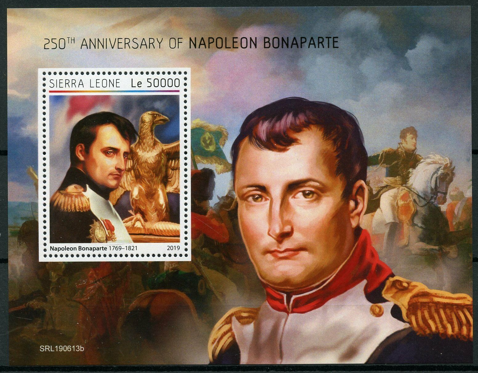 Sierra Leone 2019 MNH Napoleon Bonaparte Stamps Famous People Military 1v S/S