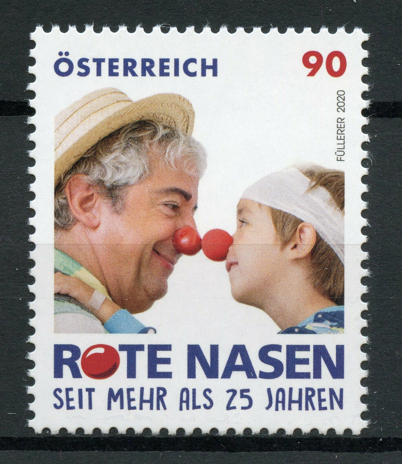 Austria Medical Stamps 2020 MNH Red Noses Clown Doctors Health 1v Set
