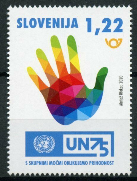 Slovenia UN Stamps 2020 MNH United Nations 75 Years 1v Set