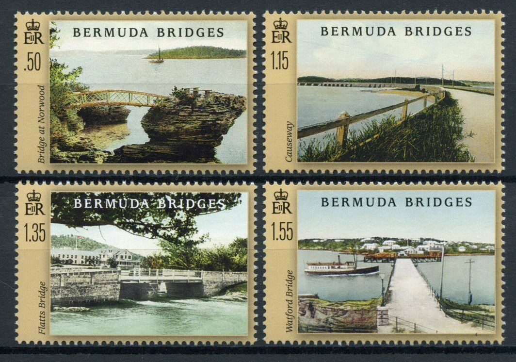 Bermuda 2020 MNH Architecture Stamps Bridges Landscapes Boats Tourism 4v Set