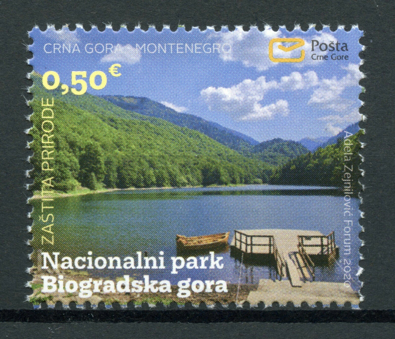 Montenegro Nature Stamps 2020 MNH National Parks Biogradska Gora Lakes 1v Set