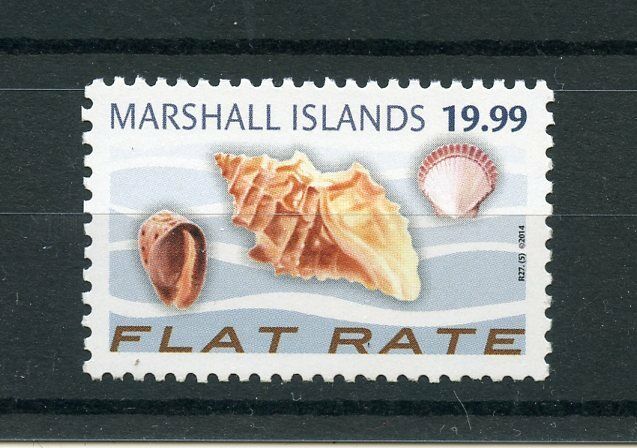 Marshall Islands 2014 MNH Dogwinkle Shell High Val Def 1v Set Seashells Stamps