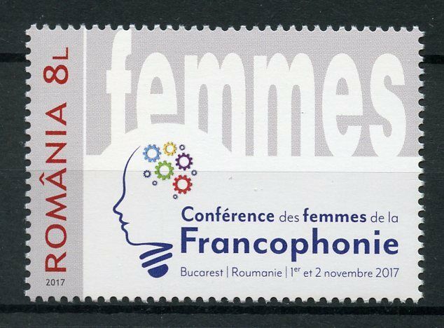 Romania 2017 MNH Conference Femmes Francophonie Francophone Women 1v Set Stamps