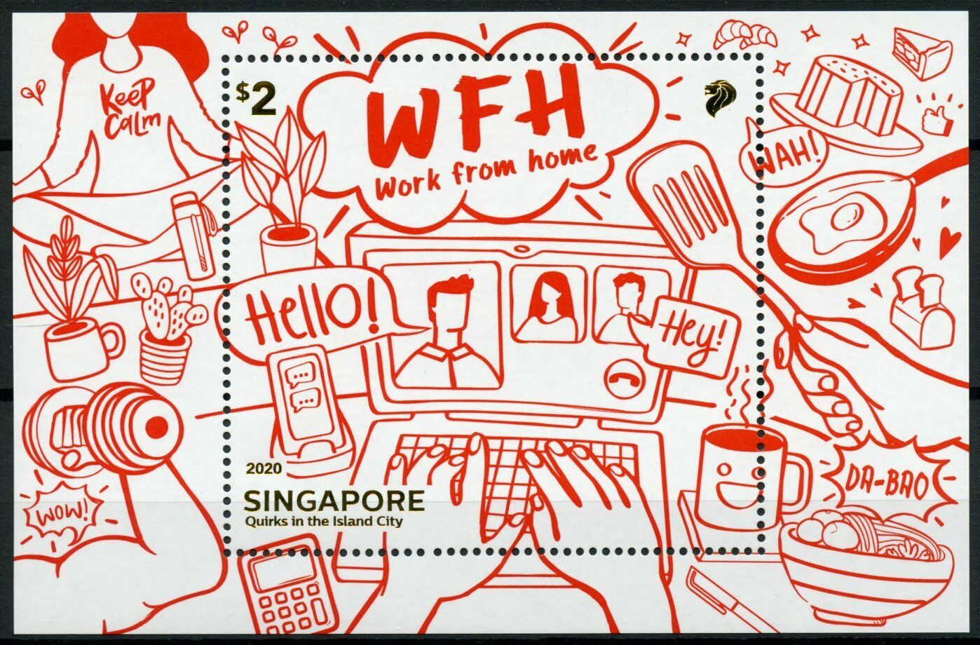 Singapore Cultures Stamps 2020 MNH Quirks Traits & Lingo Languages 1v M/S