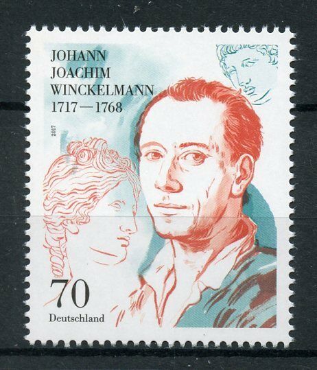 Germany 2017 MNH Johann Joachim Winckelmann Art Historian 1v Set Stamps
