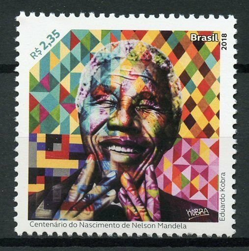 Brazil 2018 MNH Nelson Mandela 1v Set Politicians Famous People Stamps