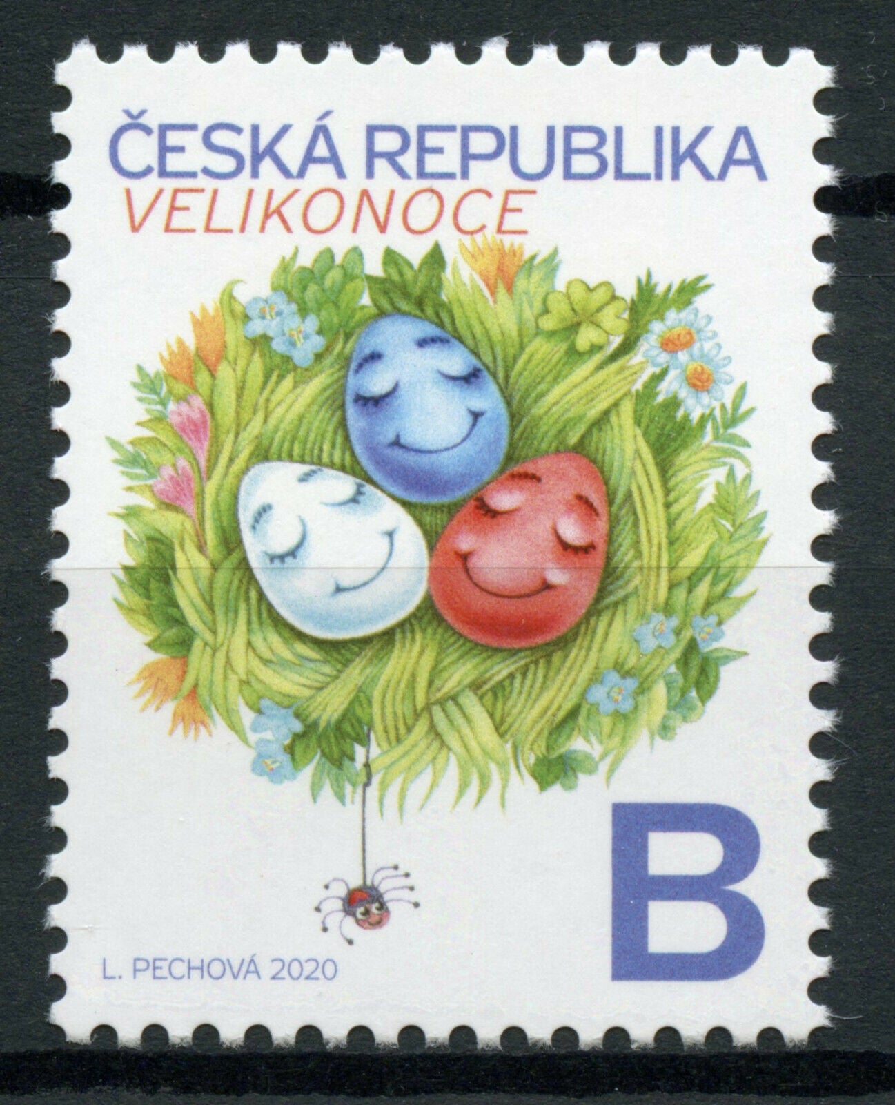Czech Republic Easter Stamps 2020 MNH Eggs Seasonal 1v Set