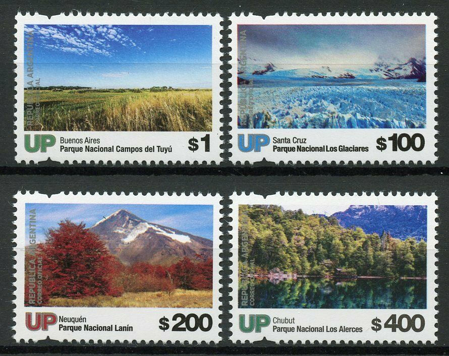 Argentina 2019 MNH National Parks Pt III UP 4v Set Trees Tourism Nature Stamps