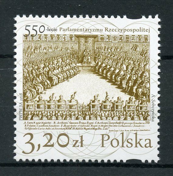 Poland 2018 MNH Parliamentarism 550th Anniv 1v Set Politics History Stamps