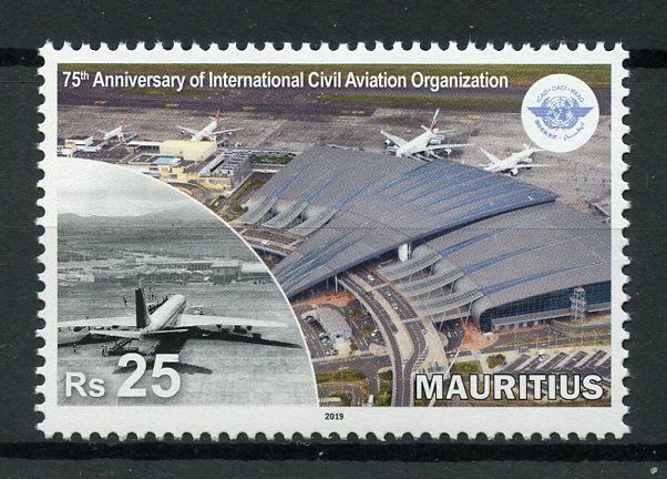 Mauritius Aviation Stamps 2019 MNH ICAO Intl Civil Aviation Organization 1v Set