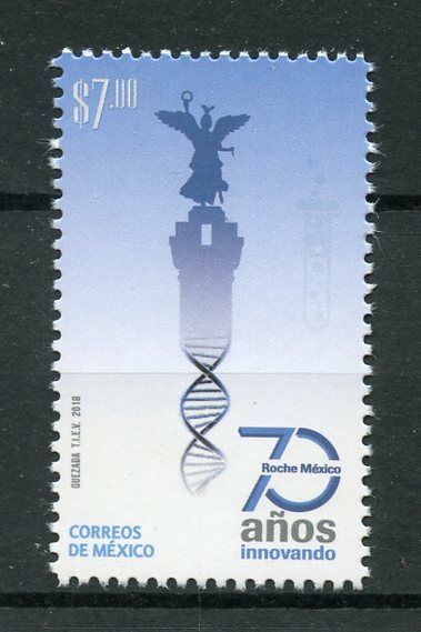 Mexico 2018 MNH Roche Innovations 70 Years 1v Set Industry Business Stamps