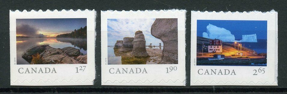 Canada 2019 MNH For Far & Wide 3v S/A Set Ex-Booklet Tourism Landscapes Stamps