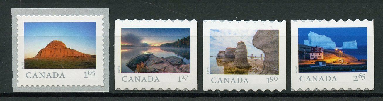 Canada 2019 MNH For Far & Wide 4v S/A Coil Set Tourism Landscapes Stamps