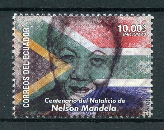Ecuador 2018 MNH Nelson Mandela Birth Centenary 1v Set Famous People Stamps