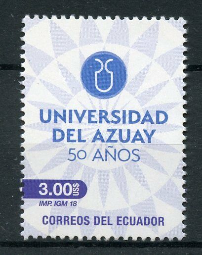Ecuador 2018 MNH Universidad del Azuay University 1v Set Universities Stamps