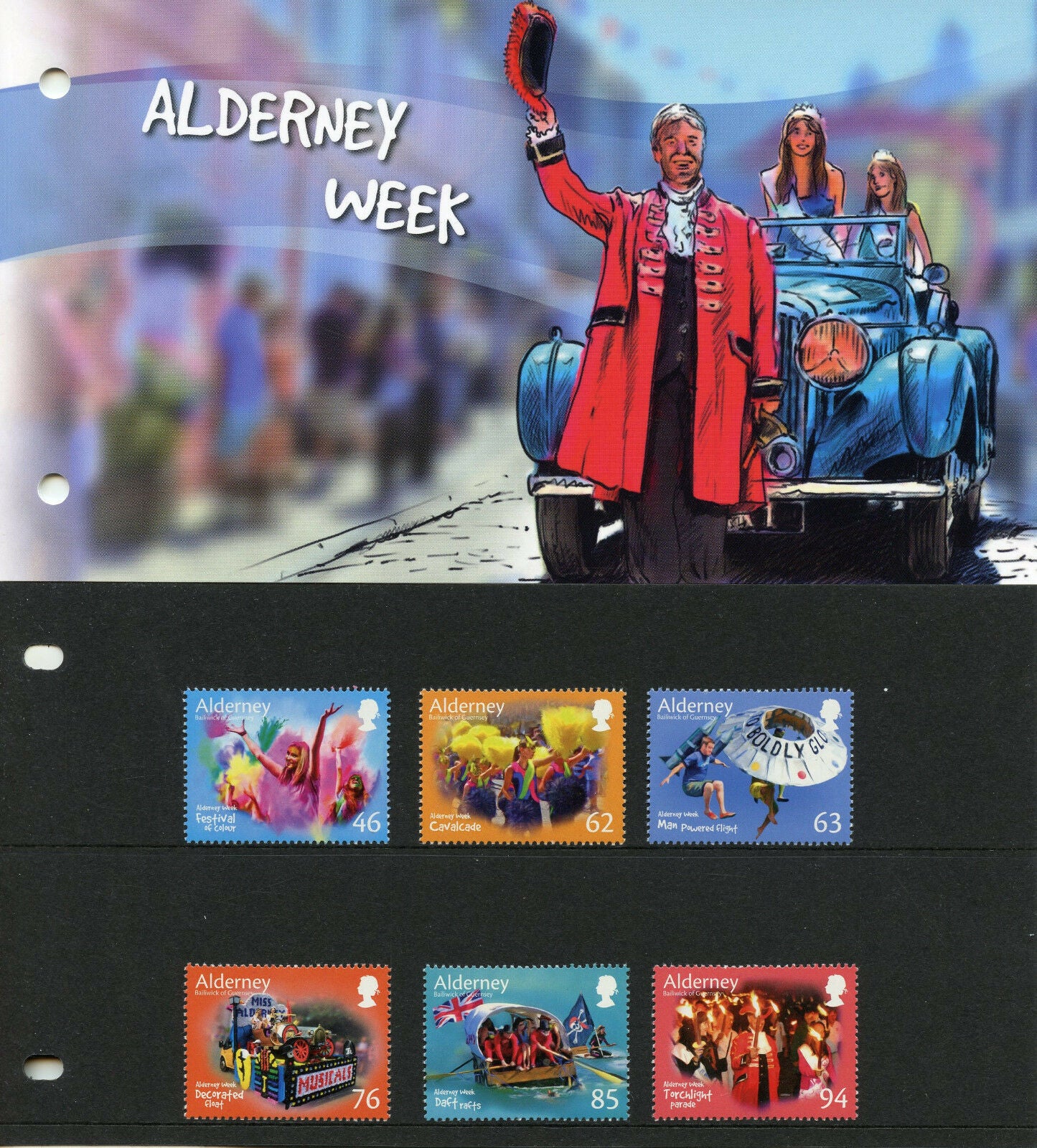 Alderney 2018 MNH Alderney Week Festivals Floats 6v Pres Pack Cultures Stamps