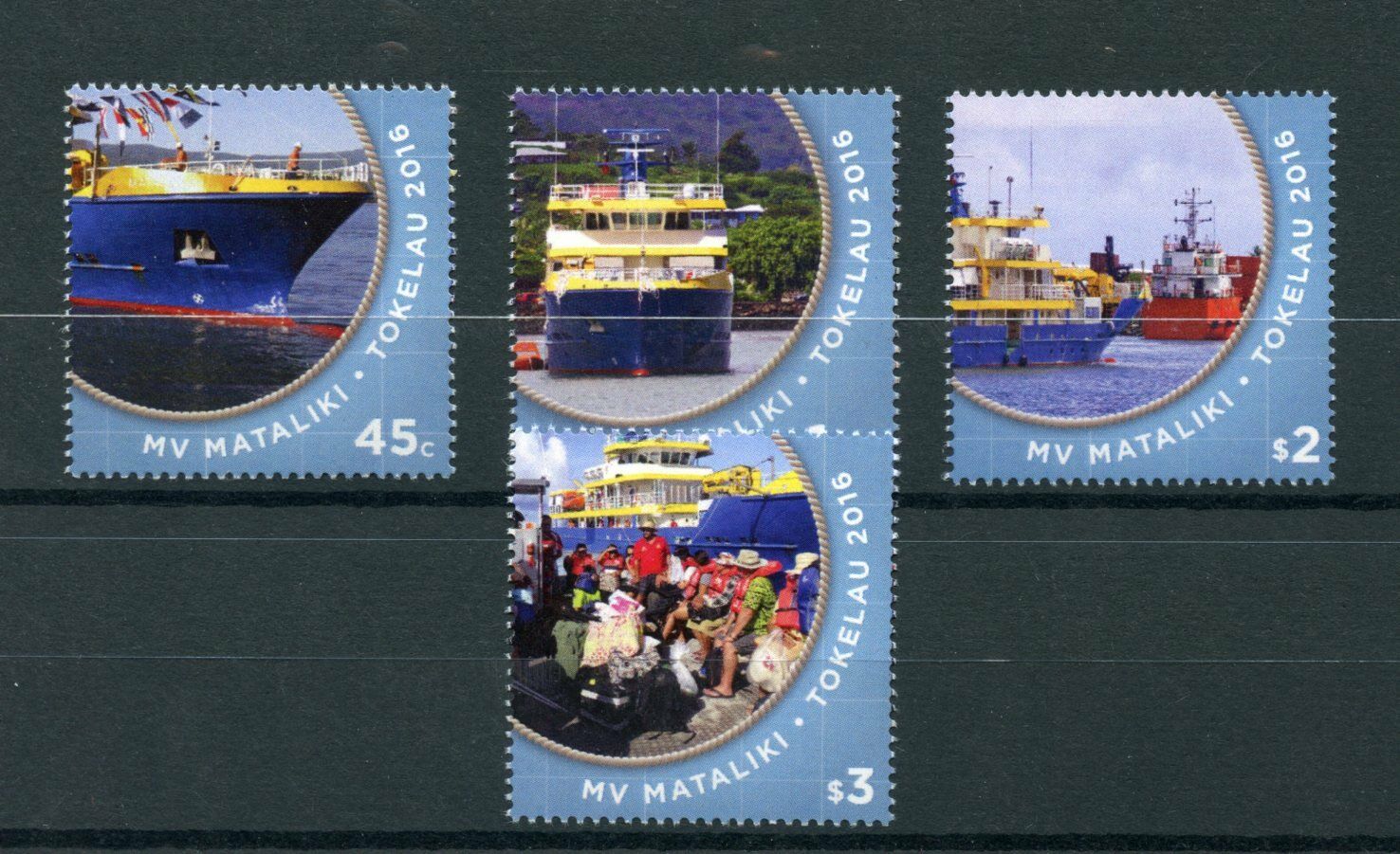 Tokelau 2016 MNH MV Mataliki 4v Set Boats Cargo Passenger Ships Stamps