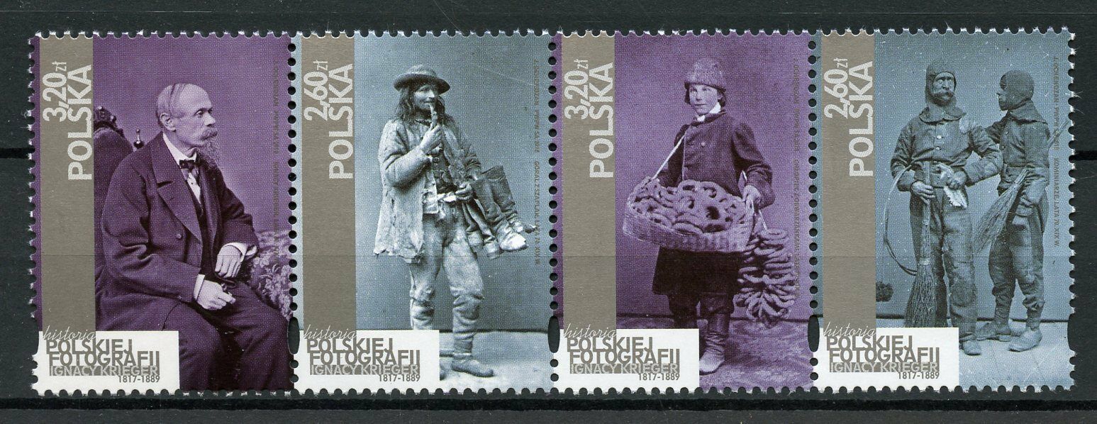 Poland 2018 MNH Ignacy Krieger Photographer 4v Strip Art Photograhy Stamps
