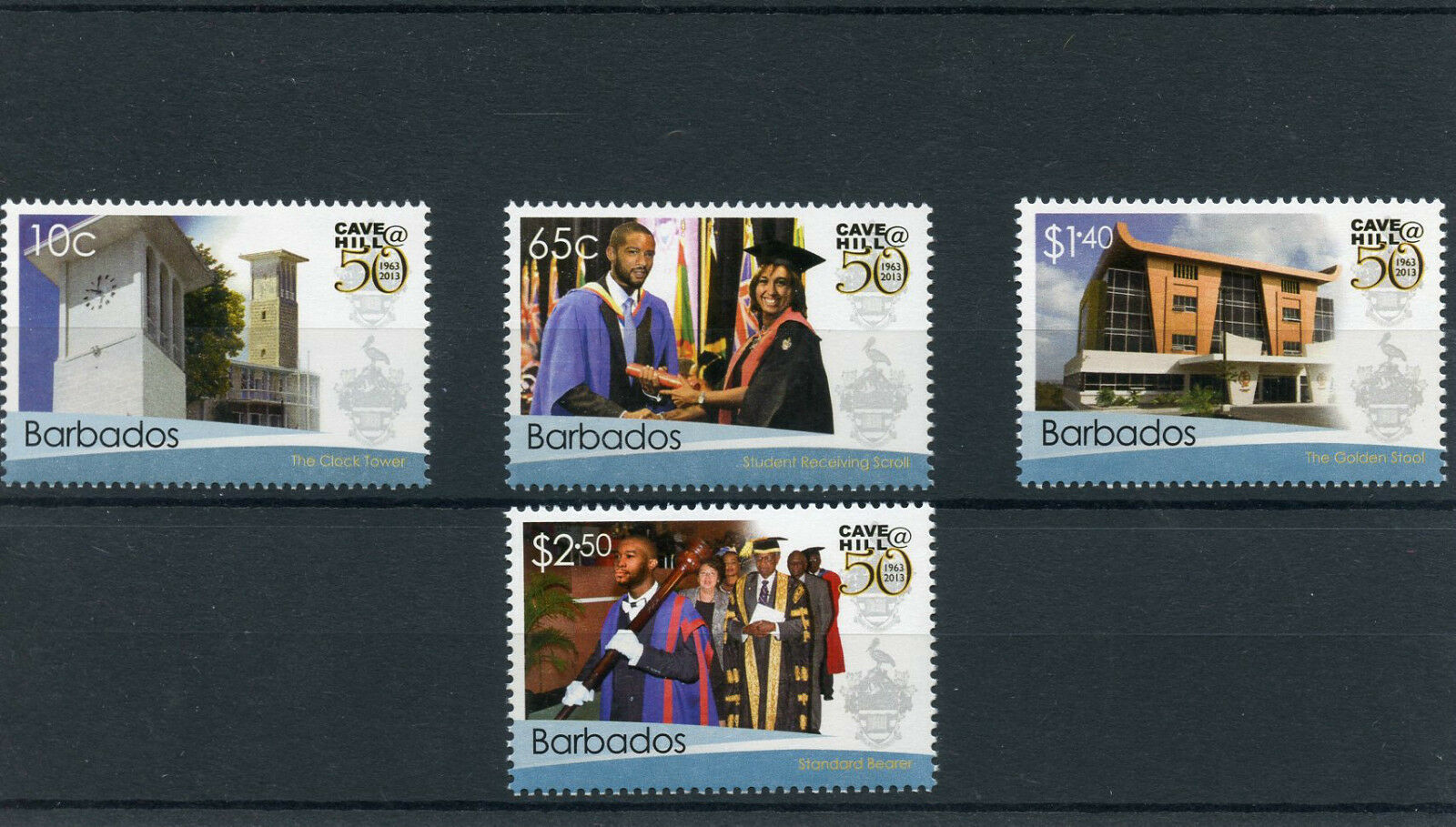 Barbados 2014 MNH Education Stamps West Indies University Cave Hill Universities 4v Set