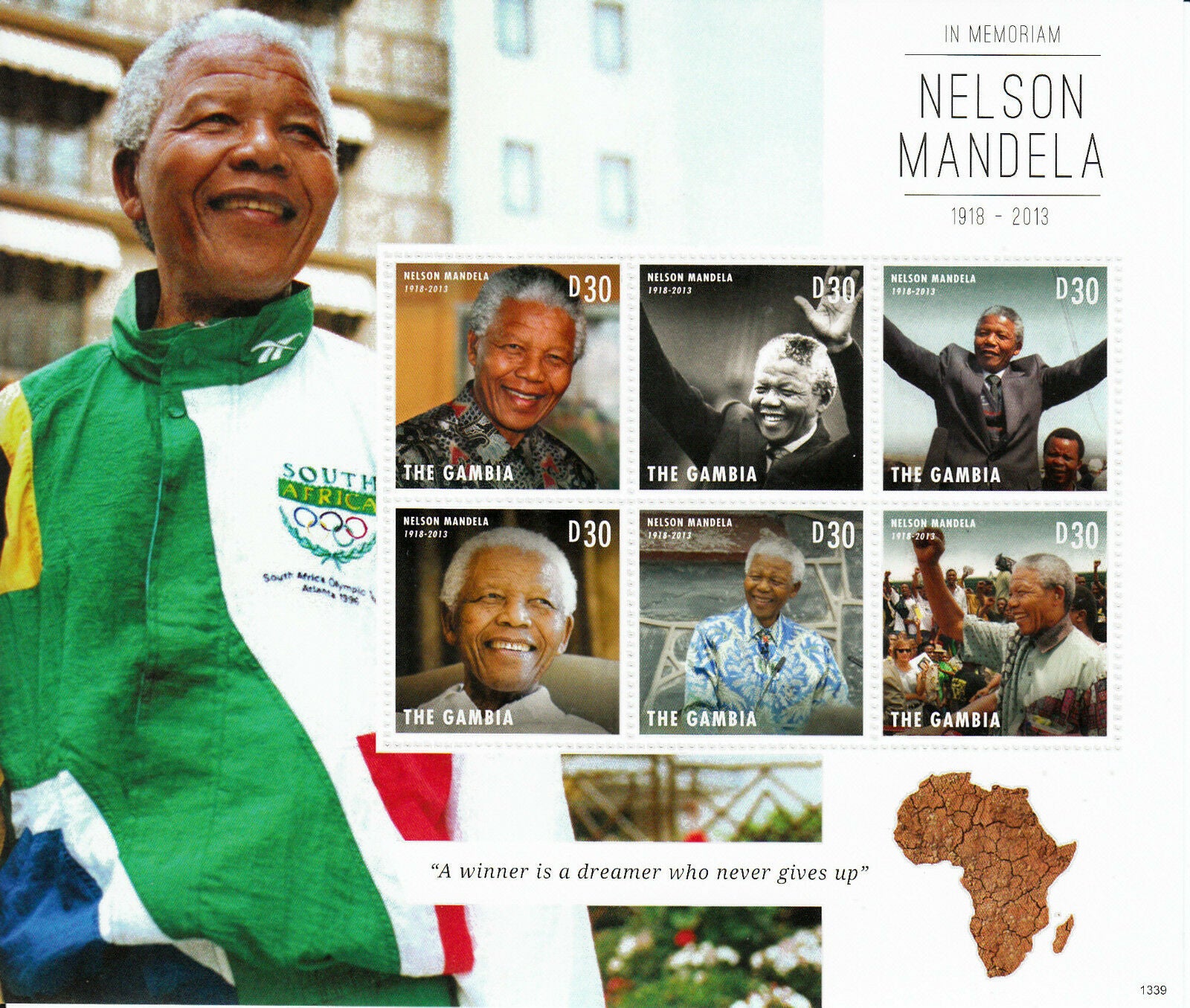Gambia 2013 MNH Nelson Mandela In Memoriam 6v M/S I Policticians Stamps