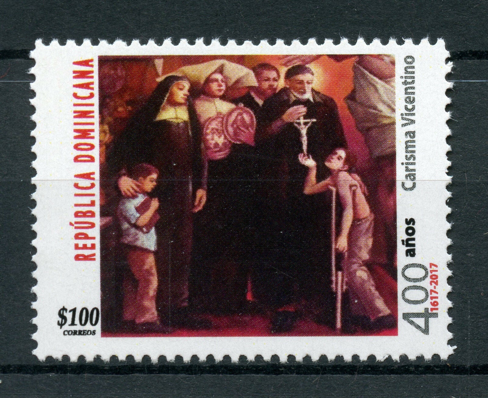 Dominican Rep 2017 MNH Vincentian Charism 400 Yrs 1v Set Art Religion Stamps