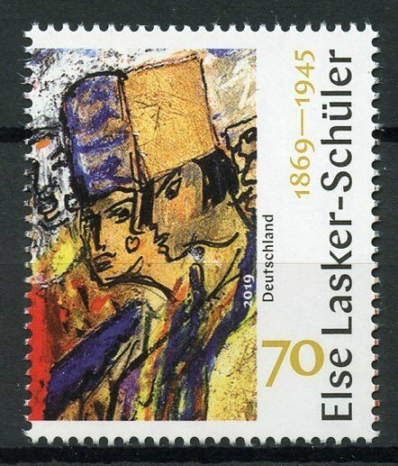 Germany 2019 MNH Else Lasker-Schuler Paintings 1v Set Art Stamps
