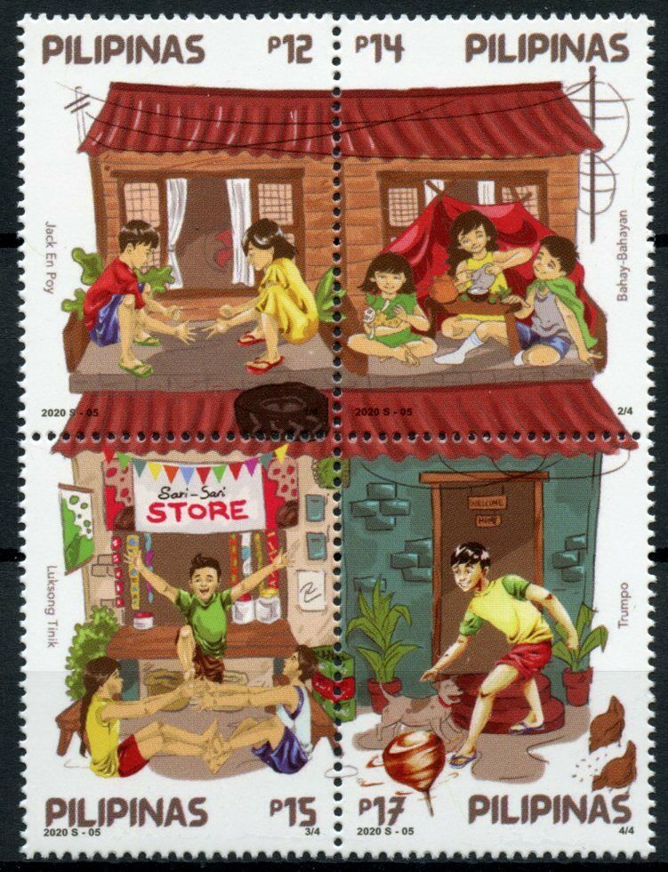 Philippines Cultures Stamps 2020 MNH Larong Atin Traditional Games 4v Block