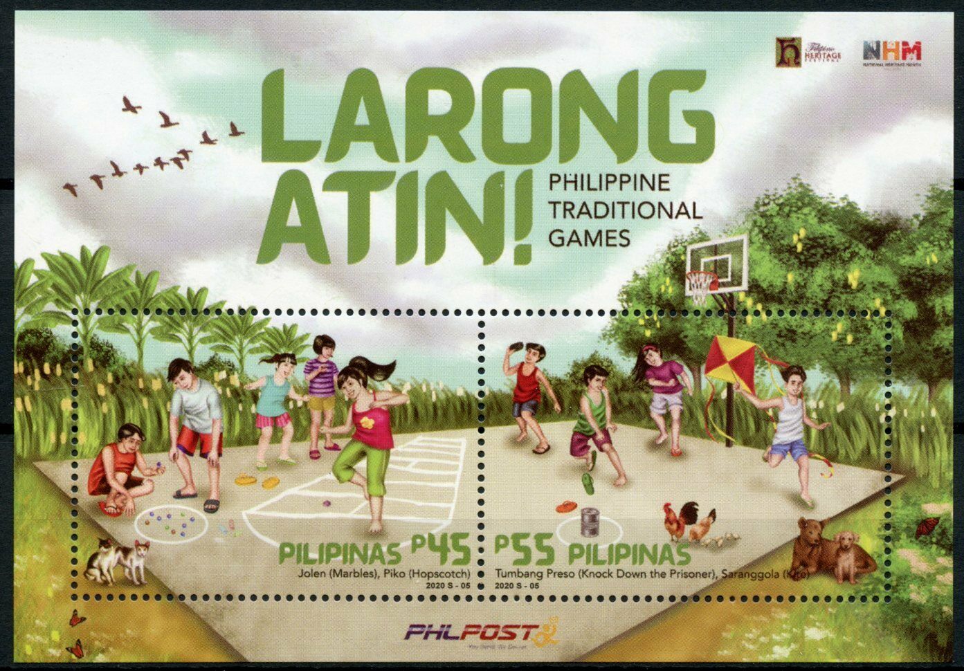 Philippines Cultures Stamps 2020 MNH Larong Atin Traditional Games 2v M/S