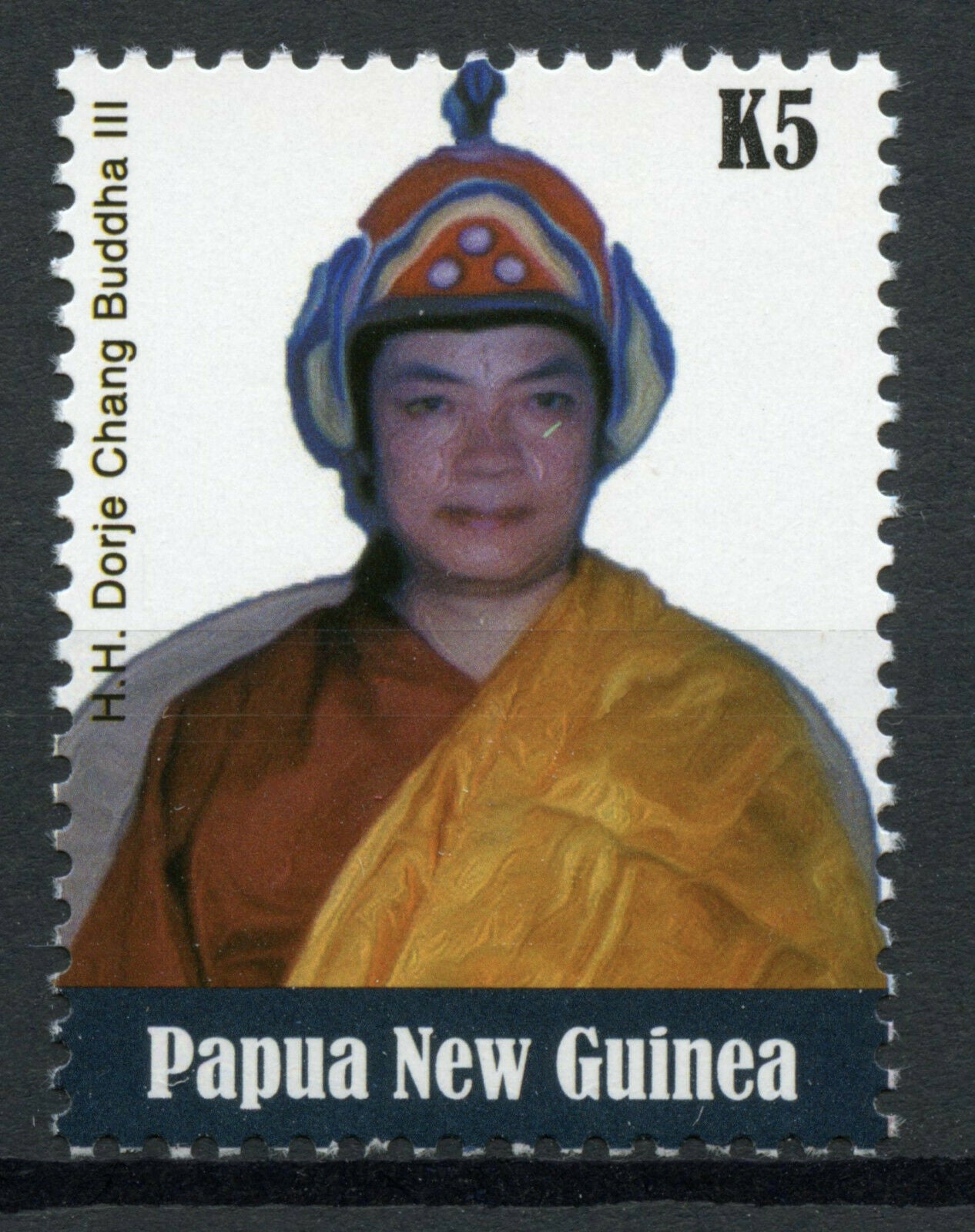 Papua New Guinea PNG Buddhism Stamps 2019 MNH Dorje Chang Buddha III 1v Set